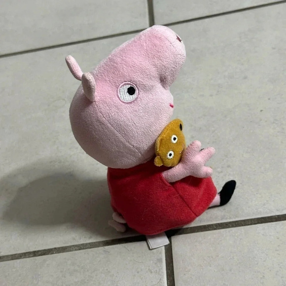 Peppa Pig TY Beanie Plush Stuffed Animal Toy - Picture 2 of 7